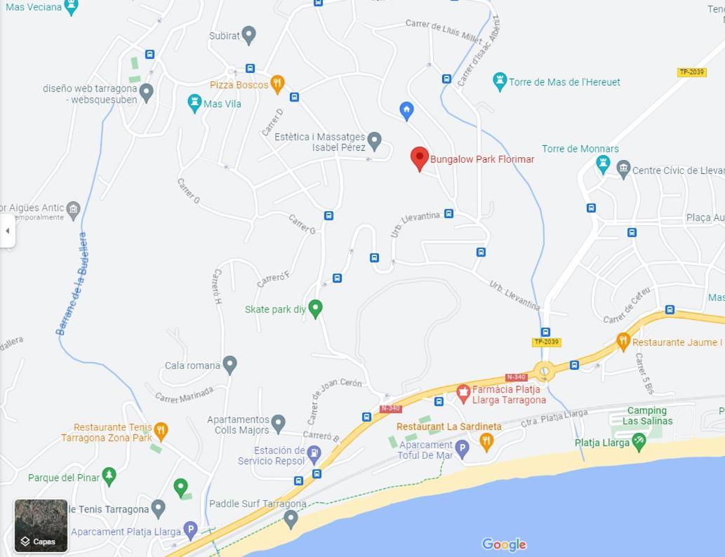 Acogedor Bungalow Park Florimar Tarragona Kültér fotó